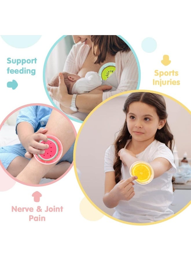 Hilph Ice Pack Cold Compress for Kids, 3 Bump Ice Pack Kids Cold Packs Reusable Kids Ice Packs for Baby Pain Relief, Kids Plasters for Kids Swelling, Bruise, Fever - 4.52" - Image 5